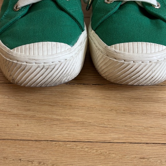 Cariama women’s green canvas sneakers 7.5 - Picture 8 of 8